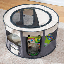 Indoor/Outdoor Foldable Pet Whelping Tent with Breathable Mesh, Cat Dog Birthing Box and Playpen for Puppy Kitten Delivery, Portable Space-Saving Nest with Storage Bag for Nursing