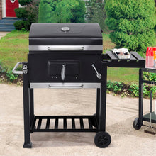 1PC Black Outdoor Terrace Grill – Commercial Cart Grill & Portable BBQ, Perfect for Outdoor Barbecue & Camping Gatherings, Size 113x45x100cm