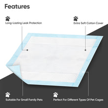 50/100pcss Puppy Pads Training Mats Single Use a Small Toilet Pad Mats Super Absorbent Disposable Anti Slip Pad for Dog Cat Litter Pets 56x56cm Light Blue 50pcs (Pack of 1) or 100pcss (Pack of 2)