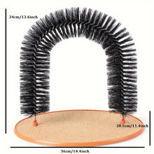 1pc Grooming Brushes And Tickle Toys That Cats Can'T Resist - Cat Arch Self Groomer: Pamper Your Cat with Massages And Grooming Brushes!