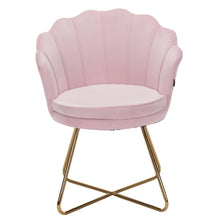 Vanity Chair With Back, Velvet Shell Accent For Living Room, Criss Cross With Golden Legs, Makeup For Bedroom Desk No Wheels, Khaki, Pink, Black, White, Grey
