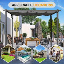 High Quality Outdoor Camping Tent Leisure Dining Shade Gazebo Party Tent with Metal Frame and Polyester Canopy Outdoor Garden Gazebo for Swimming Pool Garden Lawn Patio and Deck