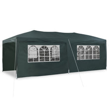 3 X 6 Meters Outdoor Folding Gazebo Tent, Detachable Full Enclosure with Window Side Panels, Thickened And Heavy-Duty Stainless Steel Frame with Multi-Level Height Adjustment, Portable Handheld Storage Bag