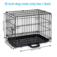 Metal Dog Cage Puppy Training Crate Pet Carrier Small Medium Large XL XXL Metal 18'' 24'' 30'' 36'' 42'' 48''
