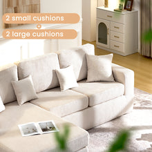 Modular Compressible Sofa with Free Combination, Space-Saving Split Corner Fabric Lazy Sofa, High-Density Foam Anti-Slip Base, Washable Corduroy Fabric, Suitable for Living Room And Apartment, Minimalist Modern Home Furniture