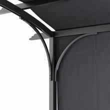 High Quality Outdoor Camping Tent Leisure Dining Shade Gazebo Party Tent with Metal Frame and Polyester Canopy Outdoor Garden Gazebo for Swimming Pool Garden Lawn Patio and Deck