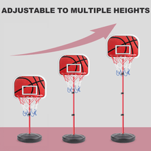 Portable Adjustable Shooting Frame, Kids Youth Sports Basketball Stand Adjustable Height 105-179CM Basketball Goal Toy for Outdoor Backyard Sports Game Play
