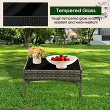 Garden Furniture Sofa Chairs Table Set Rattan Conservatory Outdoor Patio Seat Cushion With Single Armchairs With Coffee Table 6210-B Sofa