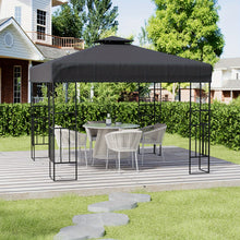 High Quality Outdoor Camping Tent Leisure Dining Shade Gazebo Party Tent with Metal Frame and Polyester Canopy Outdoor Garden Gazebo for Swimming Pool Garden Lawn Patio and Deck
